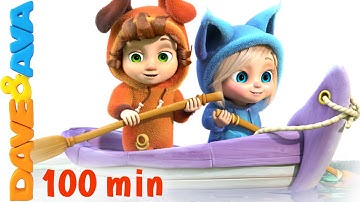 Row Row Row Your Boat | Nursery Rhymes Collection and Baby Songs from Dave and Ava