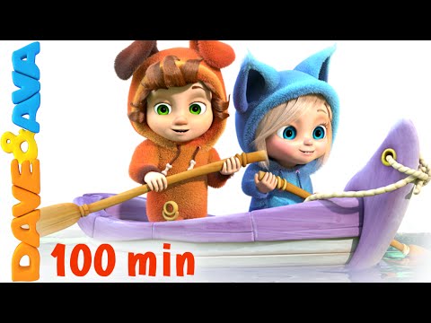 row-row-row-your-boat-|-nursery-rhymes-collection-and-baby-songs-from-dave-and-ava