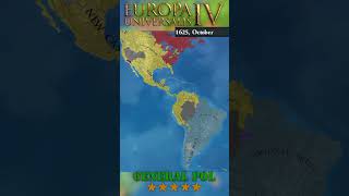 EU4 with 1356 Reborn mod - Americas timelapse #shorts