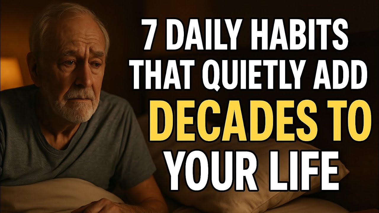 7 Daily Habits That Quietly Add Decades to Your Life (Backed by Real ...