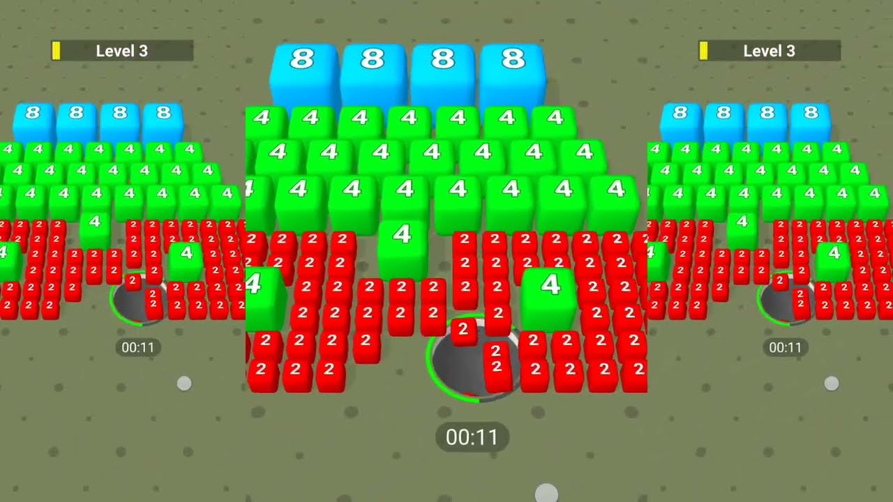 2048 Hole best cube collection gameplay