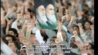 Islamic Revolution song- We're armed with Allahu Akbar|| with English and Indonesia subtitles