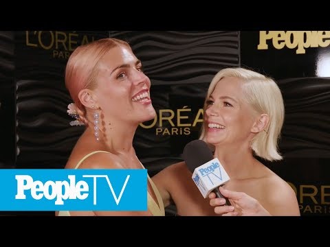 Busy Phillips Crashes Michelle Williams&rsquo; Post Emmy Win Interview | PeopleTV