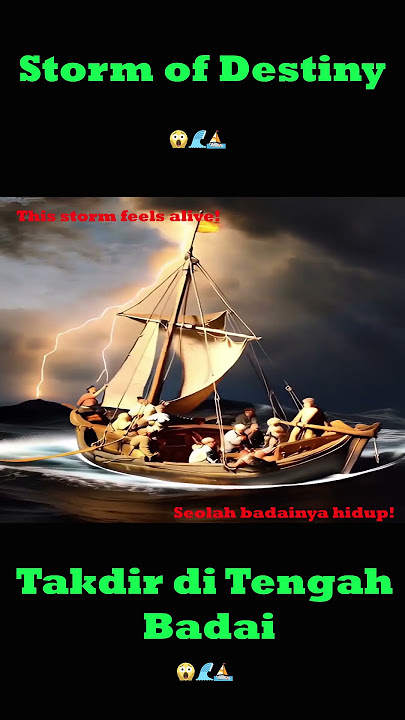 Storm of Destiny! | Takdir di Tengah Badai! 😱🌊⛵ #shorts #animation #animasi