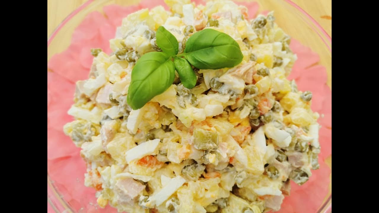 Kartoffelsalat Olivje, einfach, lecker und schnell! Russischer ...