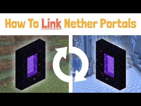 Fast Traveling! How To Link Nether Portals In Minecraft Java and Bedrock! Portal Linking Tutorial!