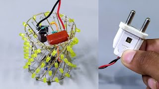 Top 2 Electronic Project | 4017 LED Chaser Run 220v AC Circuit Project