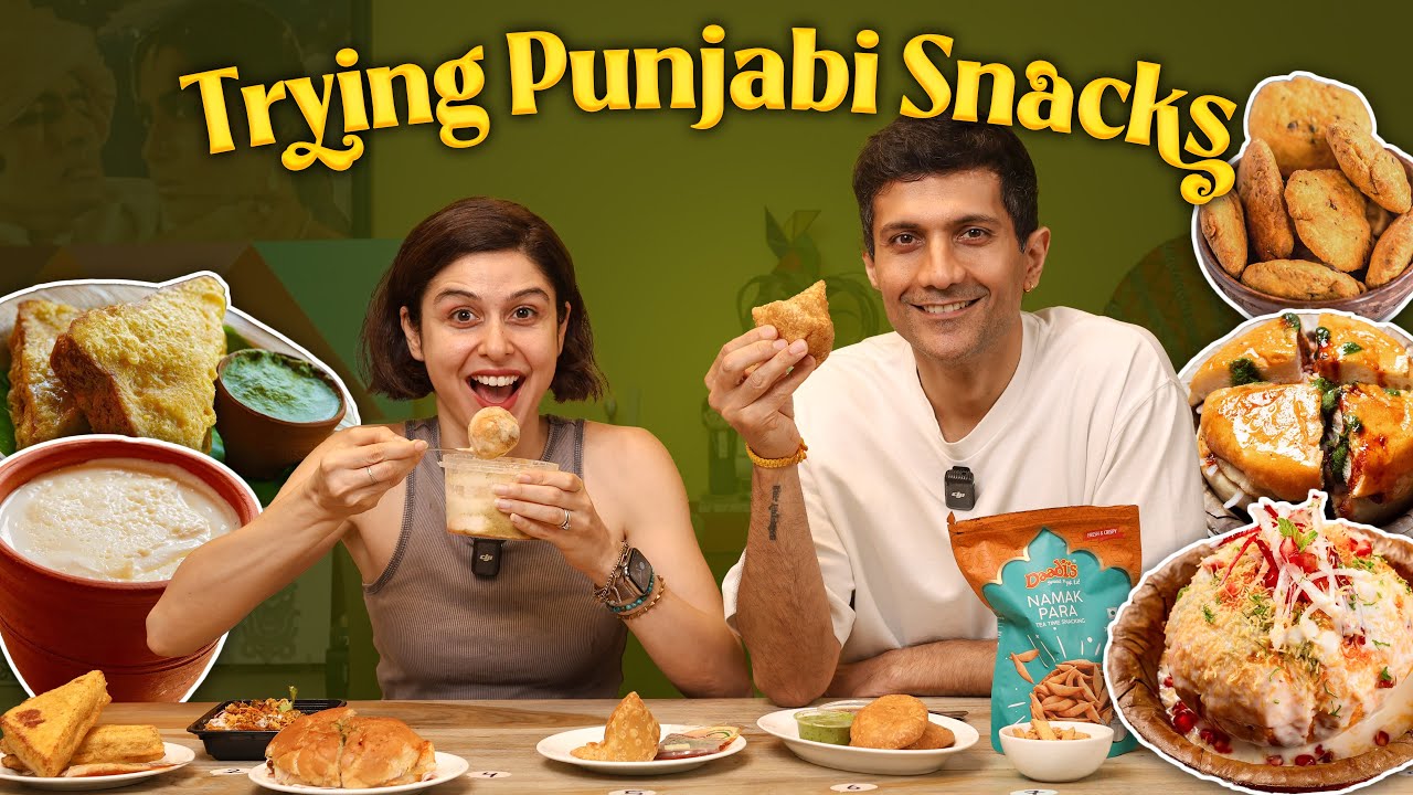 Trying Punjabi Snacks || State On My Plate!