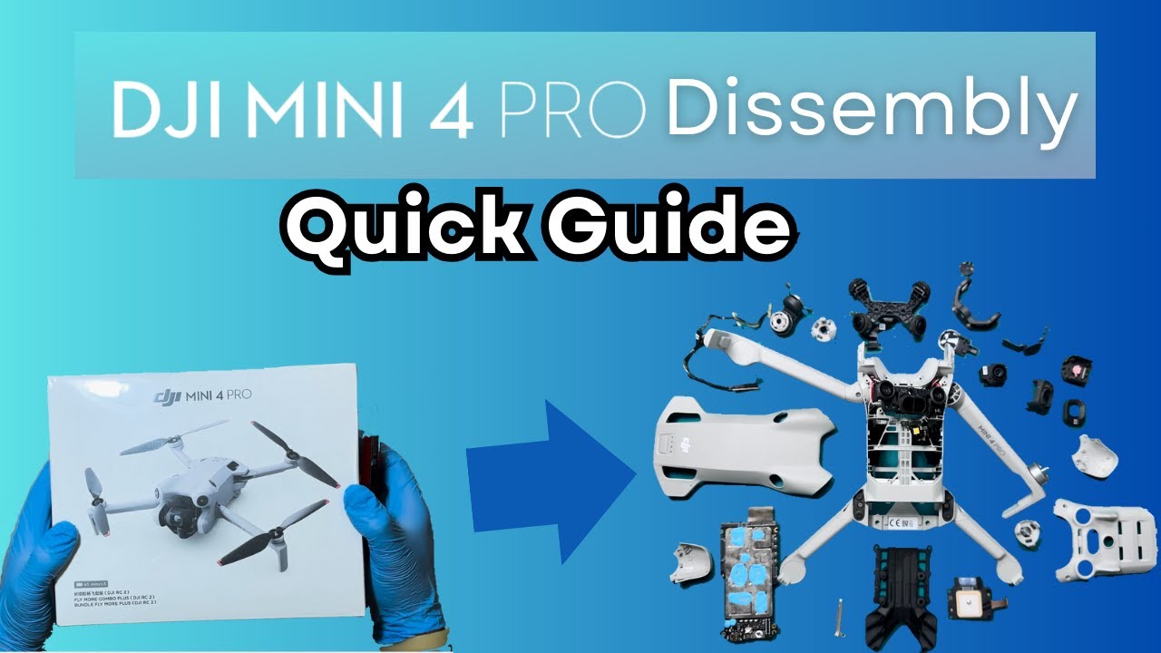 DJI Mini 4 Pro Disassembly Guide Step by Step - YouTube