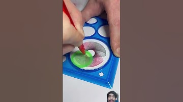 Black and Red ⚫️🔴 #spirograph #asmr #statisfying #satisfying #pattern #skills #shorts