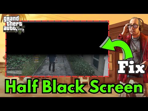 Исправление получерного экрана в GTA 5