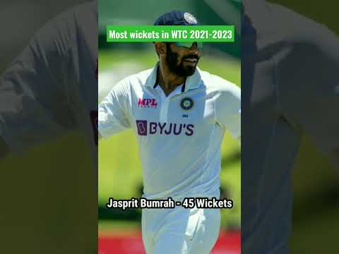 Most wickets in World Test Championship 2021-2023 #shorts #youtubeshorts #shortsvideo