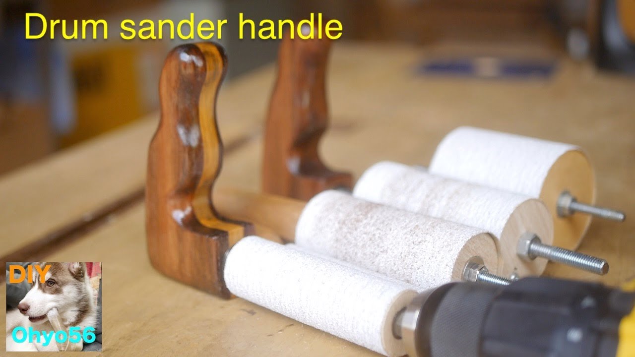 Drum sander handle