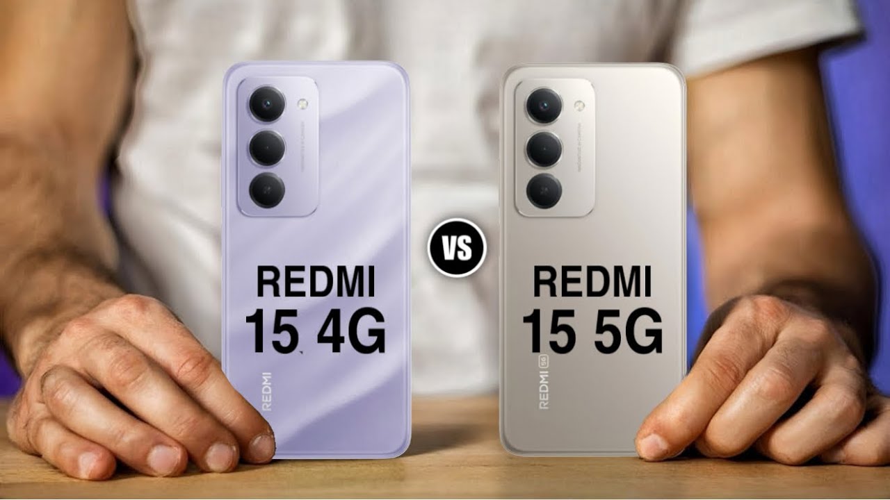 Redmi 15 4G vs Redmi 15 5G