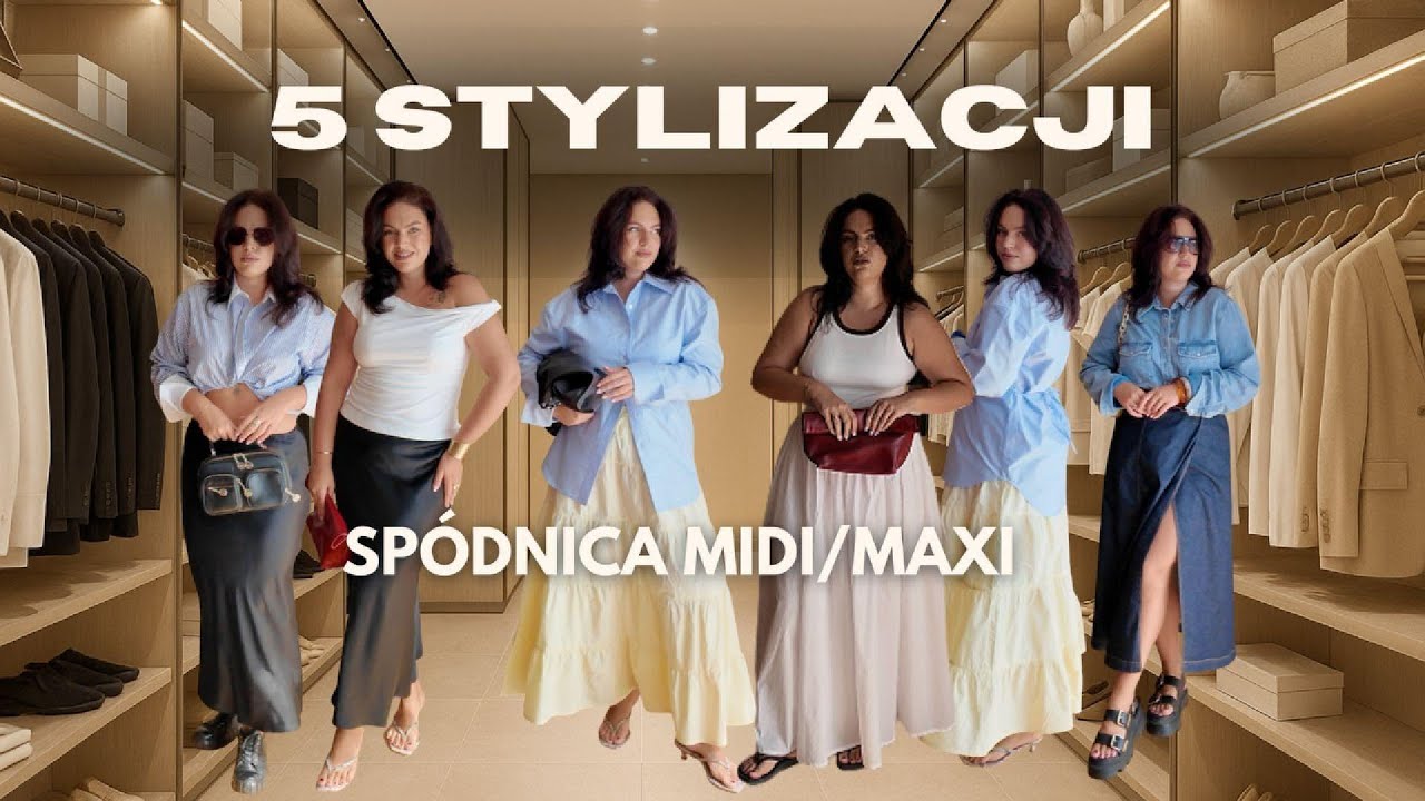 Stylizacje ze spódnicami midi/maxi w rozmiarze 42 – jak je nosić? 5 propozycji na lato