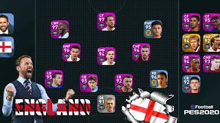 ENGLAND BEST TEAM EVER ️??????‼️IN PES MOBILE 2020