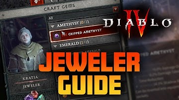 Diablo 4 Jeweler: How to Craft Gems, Add Socket & Upgrade Jewelry
