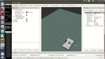 OG map generation using turtlebot (RVIZ demo)