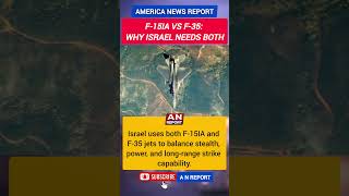 F-35 vs F-15 Explained | Why Israel Uses Both Jets | Stealth + Power Strategy | A N REPORT