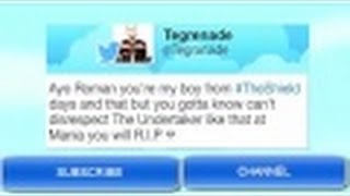 Roman Reigns Message'to The Undertaker (23 March) screenshot 5