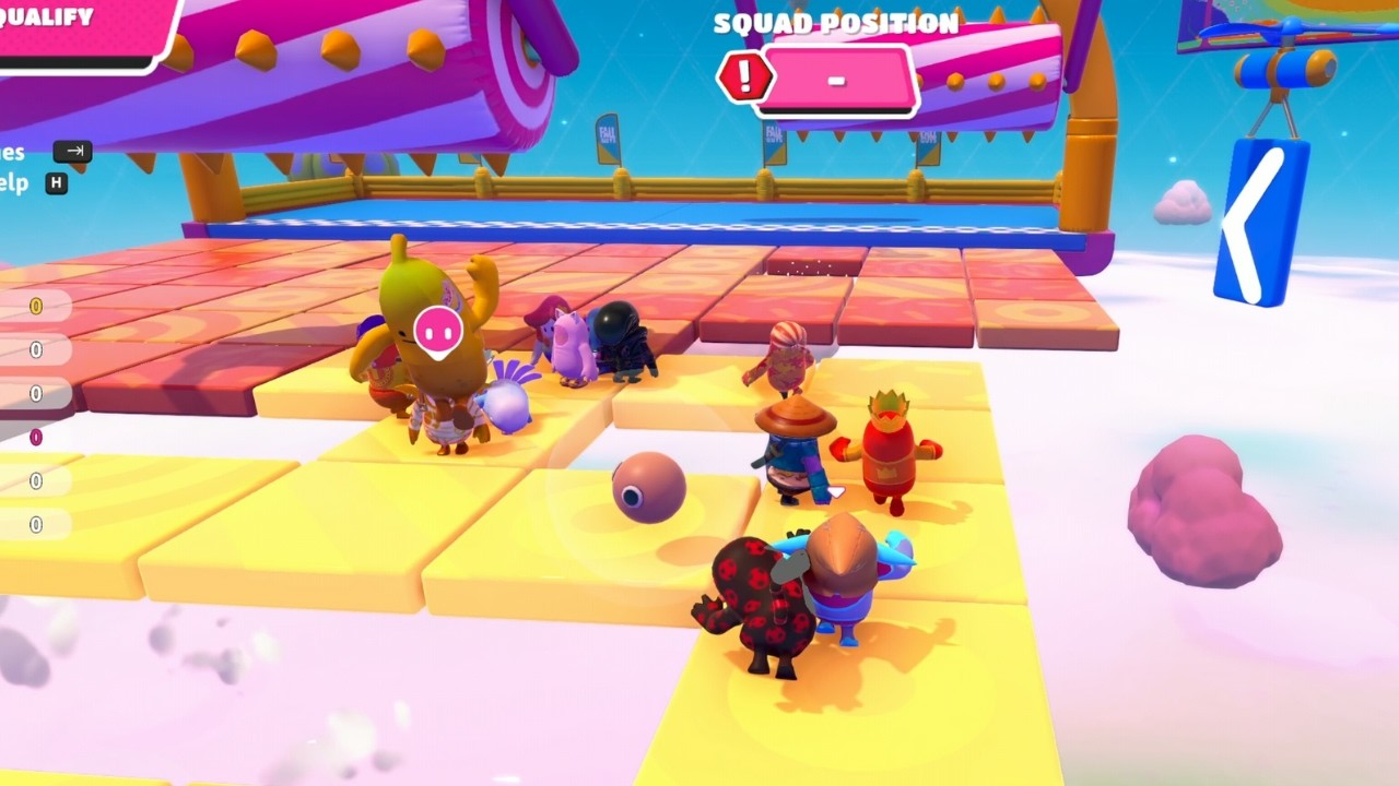 Every game was very competitive // Fall Guys Game Play 