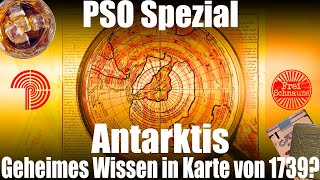 Antarktis - Geheimes Wissen in Karte von 1739?