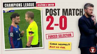 The Kids Did Their Job, Bruno & Carrick Didn’t | Atlético 2-0 United Reaction