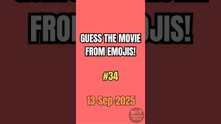 🎬 Can You Guess This Movie in Emojis? | Popmoji Trivia-34 13-SEP-2025