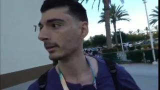 Talking Trash Online Vs. In Real Life (The Diss Rapper &amp; Ice Poseidon)