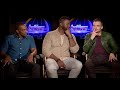 Avengers infinity war interview  sebastian stan anthony mackie and winston duke