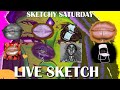 #sketchysaturday LIVE SKETCH while we discuss trending topics