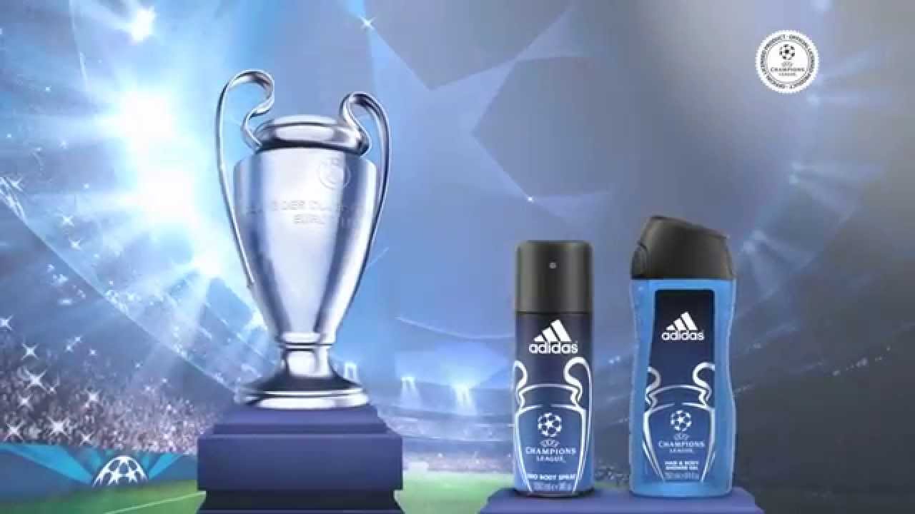 adidas champions league shower gel