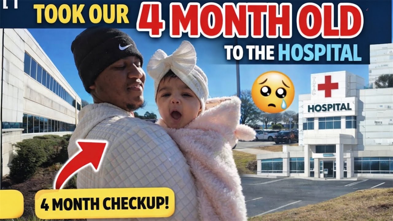 Big Day for Our Baby Girl 🏥 4 Month Checkup