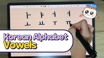 Korean Alphabet VOWELS for beginners (Hangul) #koreanalphabet #learnhangul