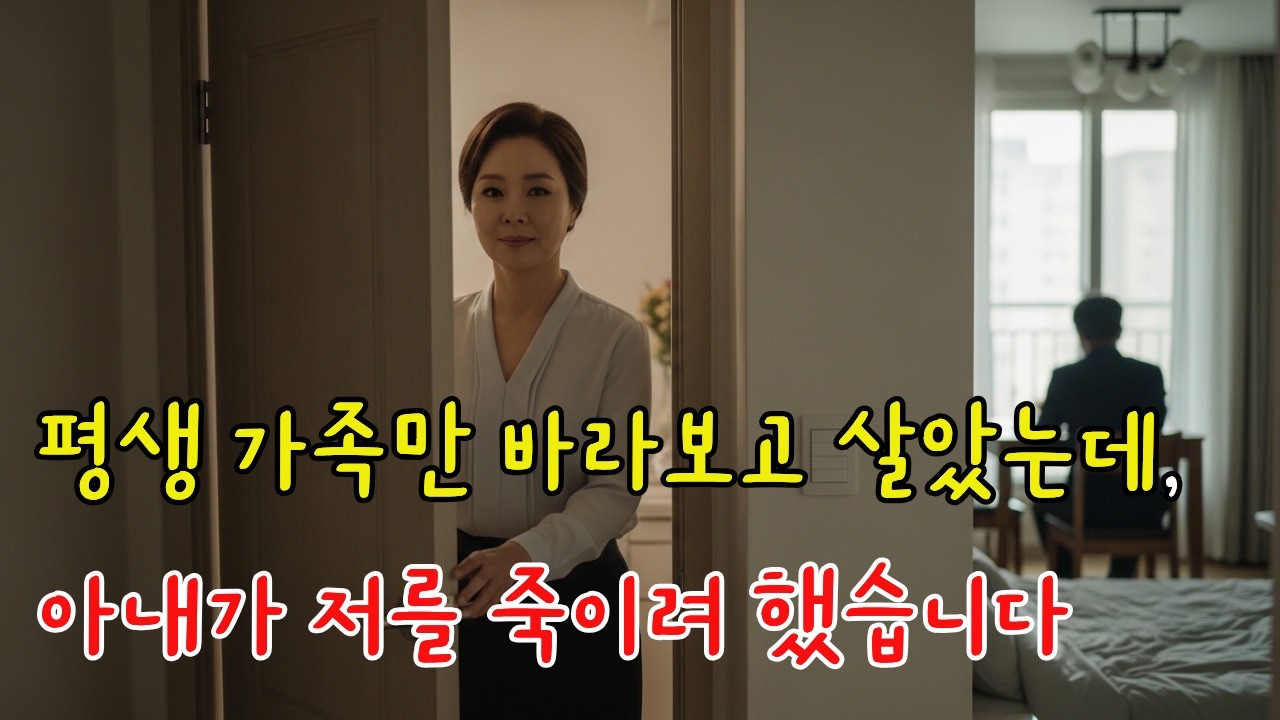 아내의 핸드폰에서 발견한 문자, 차마 읽을 수가 없었습니다