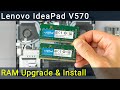 How to upgrade RAM memory in Lenovo V570 laptop