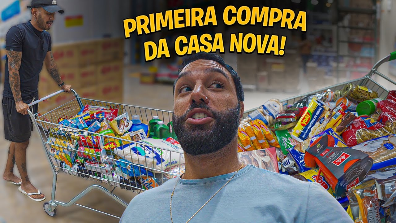 FIZEMOS A PRIMEIRA COMPRA DA CASA NOVA E EM TEMPO RECORDE!