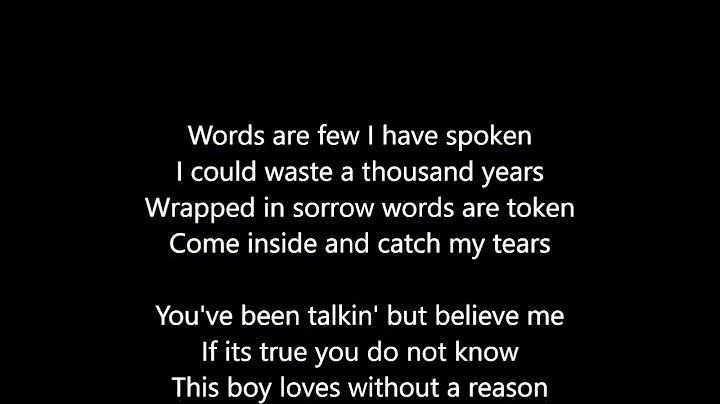 Do You Really Want to Hurt Me? Lyric Video version - Lyric Video performance video thumbnail