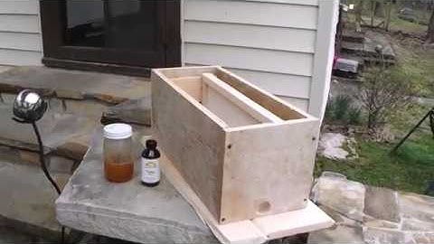 Home Made Honey Bee Swarm Trap.
