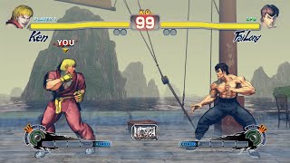 Violent Ken vs Fei long (Hardest) Street Fighter 4.| Epic Battle