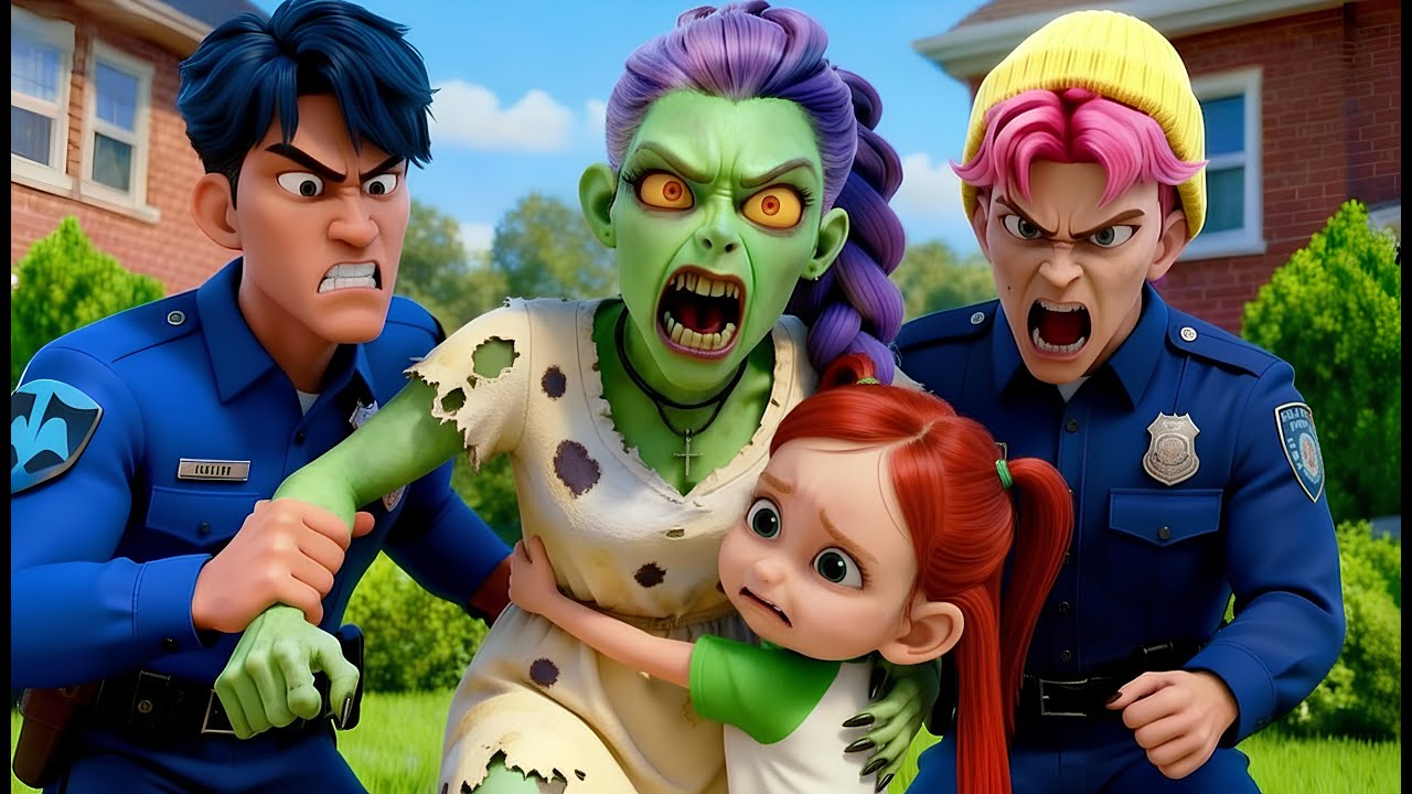 😱 Боже мой! ⚡️ Зомби Руми врывается в дом малышки Миры, убегая от Джину 🧟