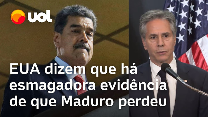 Venezuela: EUA consideram que candidato de oposição venceu Maduro na eleição: 'Esmagadora evidência'