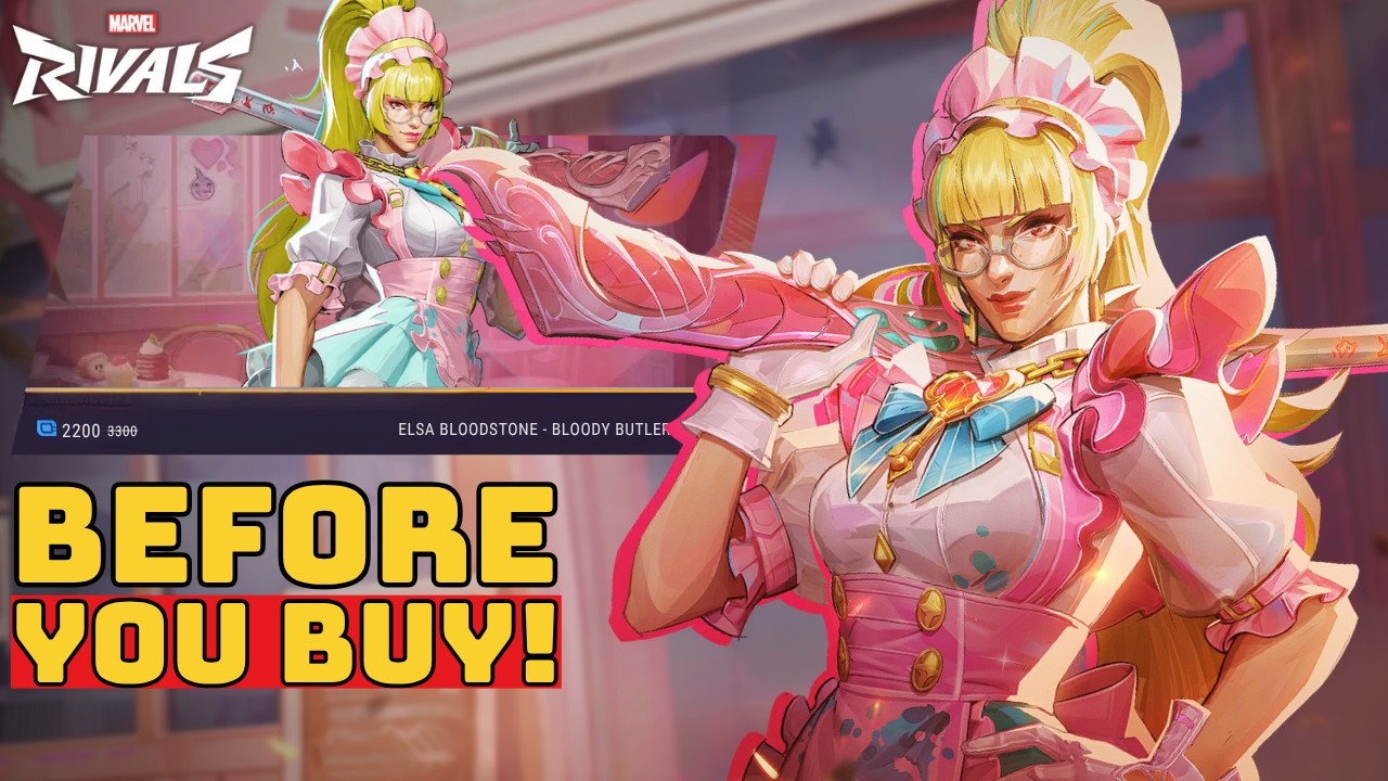Elsa Marvel Rivals Elsa Bloodstone Pastel Polisher Skin Showcase - Marvel Rivals | Before ...