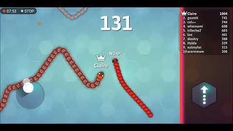 Snake.io Gameplay #8 (by Kooapps Games - Fun Word and Brain Puzzle Games) (Android/Google Play)