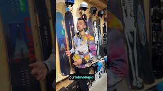 De ce unele plăci de snowboard au formă de banană sau rocker?