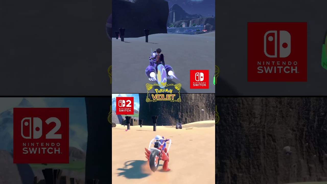 Pokémon Scarlet & Violet: Switch 1 vs 2 Comparison