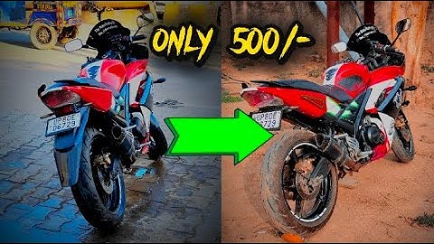 R15 cheapest Tail Tidy Modification || Tail Tidy modification at Home || Modification price 500 only
