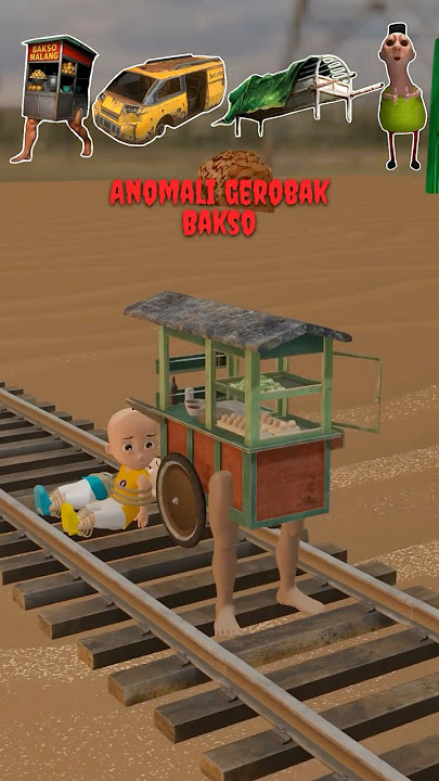 Siapakah yang bisa menyelamatkan Upin Ipin di tabrak kereta⁉️😱