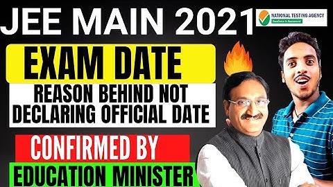BIG NEWS: JEE MAINS 2021 New Dates 😱 | Final Dates for Jee Mains and Advanced 2021 | JEE MAINS 2021