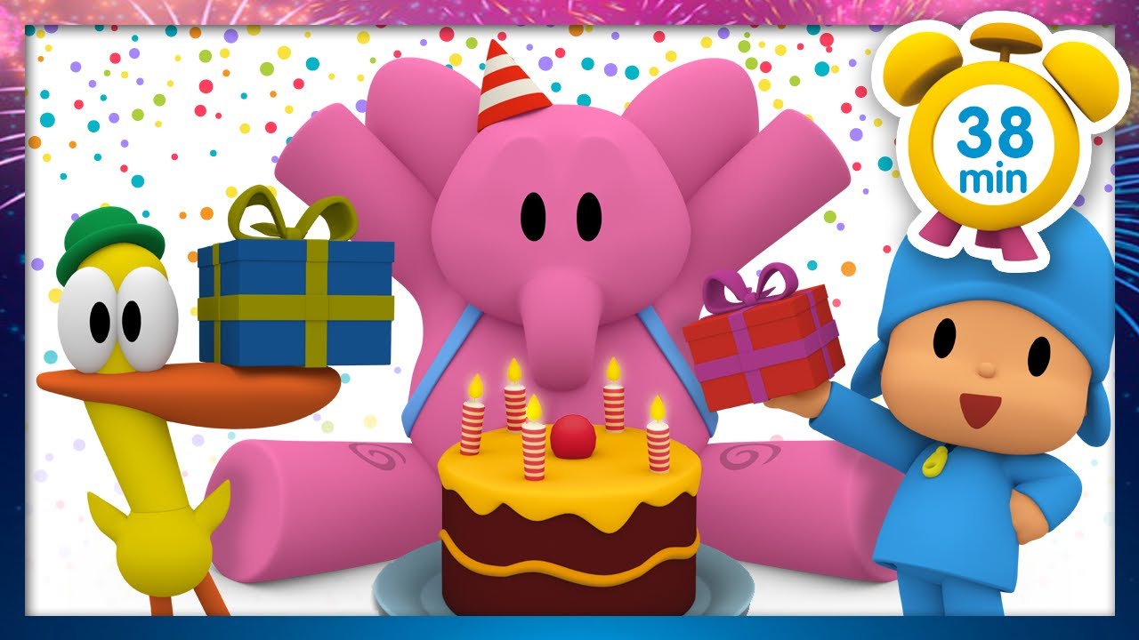 FlooxKids on X: Pocoyó, Pato y Elly están preparando una fiesta de  cumpleaños. ¿Para quién será? @pocoyo    / X